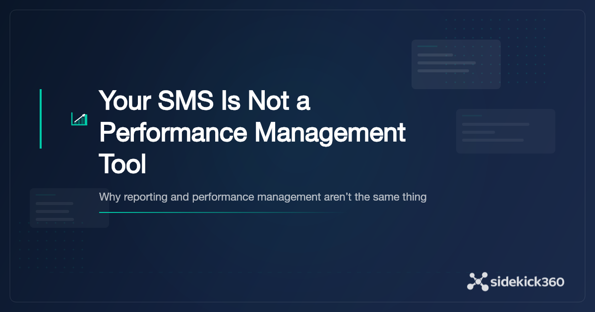 Why Your Shop Management System Is Not a Performance Management Tool