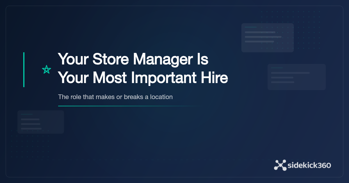 Why Your Store Manager Is the Most Important Hire in Auto Repair